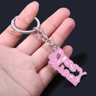 Pussy Wagon Pink Keychain Kill Bill   Free Shipping