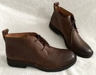 Born Bismark Plain Toe Leather Chukka Boots H57423 Chestnut Brown Size 12 Nib