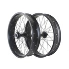 Fat Tire Bike Front Rear Wheels 20 24 26inch 4 0 Tyre 36h Snow Bicycle Wheelset