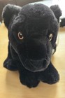 Fao Schwarz Black Panther Cat Plush Stuffed Animal Planet Love