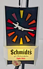 Vintage Schmidt s Light Beer Advertising Clock C-69