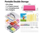 Polymer Clay 50 Colors  Modeling Clay For Kids Diy Starter Kits  Oven Baked Mode