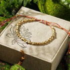 Tibetan Copper Twisted Beads Healing Reiki Handmade Men Women Lucky Bracelet