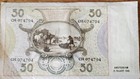 Netherlands 50 Gulden 1941 Rare   Beautiful Banknote