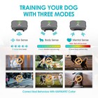 Dog Shock Training Collar Rechargeable Remote Control 1312 Yard Waterproof