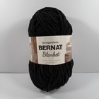 Bernat Yarnspirations Blanket Yarn Coal Black Skein  6 Super Bulky 10 5 Oz