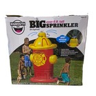 Bigmouth Giant Inflatable Fire Hydrant Splash Zone Sprinkler  76   Red  Yellow