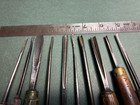10 Antique Carving Chisels
