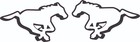 Stampede Inspired Full Size Football Helmet Decals