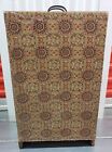 Vintage Portable Wood Folding Sewing Spool Thread Cabinet Organizer