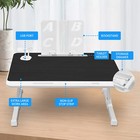 Adjustable Laptop Table Stand Lap Tray Sofa Bed Notebook Computer Foldable Desk