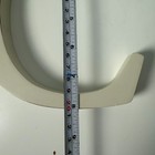 Pottery Barn Kids Letter C White Off White Wood Wall Letter  8   Tall