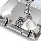 Rolls Royce Silver Square Cigar Ashtray Luxury Smoking Tray Bar Desk Decor