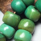 Pure Tibetan Buddhism Green Old Agate Dzi Beads Prayer Totem Amulet Bracelet