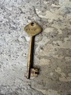 Antique Vintage Maritime Ship Skeleton Key Barrel Lock Brass 4    Numbers    199-15   
