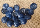 Wwi French Button  Painted Large Buttons By The Each