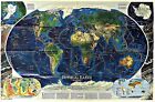 1998-5 May National Geographic Map Physical Earth Millennium In World Maps  369 