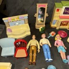 Vintage Fisher Price Loving Family Lot Of 65 Grandparents Bathroom Bedroom
