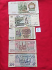 A Set Of Russian Banknotes Of Various Denominations From The 1990s 5pcs      8