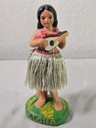 Vtg Chalkware Aloha Hula Girl Bobblehead