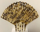 Vintage Ornate Faux Tortoise Shell Plastic Hair Comb - Large