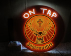 Rare Jagermeister Liqueur On Tap 2 Sided Led Pub Sign-light-bar-double-shot-deer