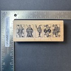 Just For Fun Face Cards Royal Flush King Queen Collage Altered Rubber Stamp