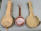 Antique S  Sandstrom Uke Banjolele Banjo Ukulele Oakland Ca Hard   Soft Case Usa