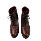 Avirex Usa Men s Leather Lace Up Combat Boots Brown Size 10 5 D Vtg Military