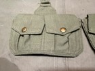 Original Wwi British Canadian P1937 P37 Enfield Rifle Ammo Belt Pouch-pair