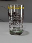 Vtg  1950 s Davy Crockett American Pioneer Drinking Glass Tumbler 