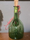 Vintage Green Glass Wine Bottle  Decatur With Ice Chamber