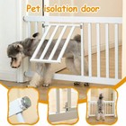 Pet Safety Gate Retractable Small Dog Baby Door Stair Fence Guard Indoor Barrier