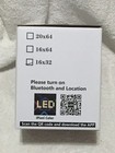 Ipixel Color Rgb Led 16x32 Matrix Panel 5v 2a Bluetooth App Control