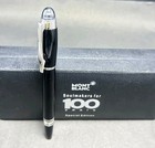 Montblanc Starwalker Roller Ball Point Pen Black Body   Silver Clip  iblack Ink