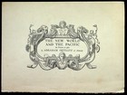 New World And The Pacific Ocean Replica 1589 Map Abraham Ortelius Of Antwerp