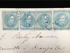 Va Charlottesville Confederate Cover Csa Type A4   2 Pairs 