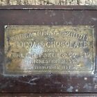 Antique Wooden Sample Box Educational Exhibit Cocoa And Chocolate Walter Baker