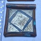 Unique Ancient Roman Bronze Silver 2 Talisman Protection Pendant Amulet