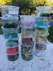 5 lbs Gt Glassworks Coe 96 Glass Frit Chips Flakes For Fusing Confetti Lot Of 17