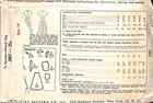 Vintage 1940s One Piece Dress Simplicity Sewing Pattern 2807 Bust 32 Complete