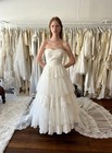 Tiered Wedding Dresses Victorian Vintage Ivory Sweetheart Lace Bridal Ball Gowns