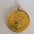 185   Liberty Head Error Gold Dollar  1 Gold Coin   Genuine U s  Gold Coin