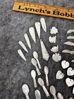 Antique Mop Mother Of Pearl Charms Findings Lot 60 Pcs Original 