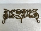Vintage Inspired Metal Hooks With Climbing Rose Motif