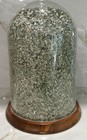 Rare Vintage  1 000 000 Money Dome Genuine Shredded U s  Currency     Walnut Base
