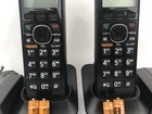 Lot Of 2 Panasonic Kx-tga660b Dect 6 0 Plus Cordless Handset Kx-tg6641 Kx-tg6643
