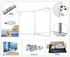 10ft Custom Curved Backdrop Wall Trade Show Display Pop Up Stand Banner Booth