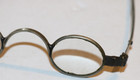 Antique Spectacles Eyeglasses Adjustable Sliding Earpieces W  Lenses 1800   s