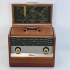Rare Vtg Sears Silvertone 7224 Shortwave Multi Band 4-tube Radio     Works   Clean
